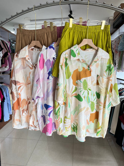 Floral Print Two Piece Sets